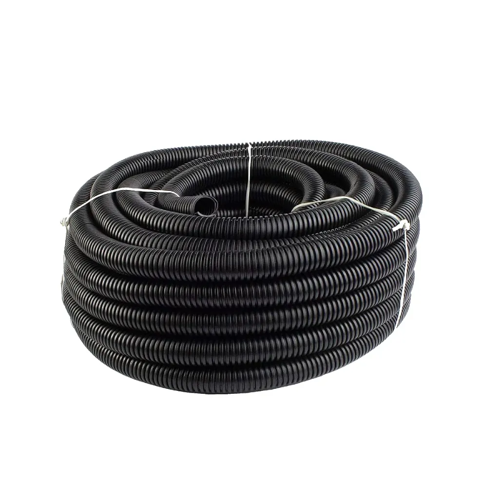 [SCCB-65-50] Split Flexible Conduit - Black Courage Polypropylene - 50m Bulk Roll (6.5mm x 50m)