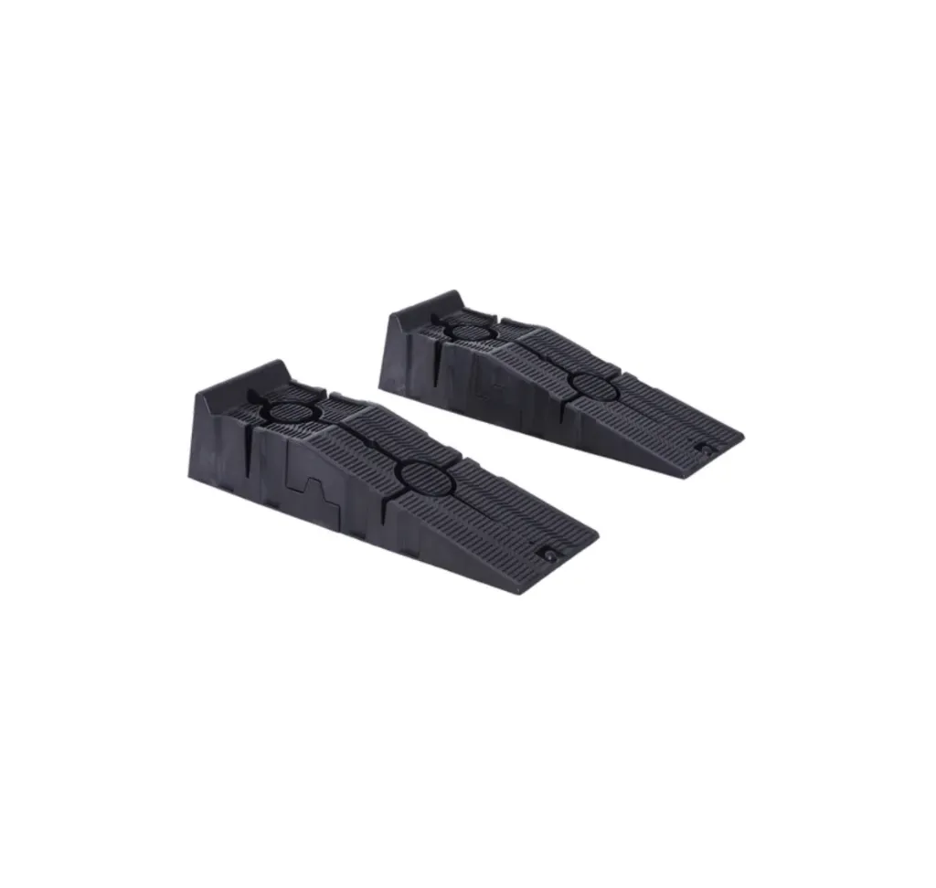 [AVWCORE-CLR-5T] Heavy Duty 5-Ton Combined Vehicle Lifting Ramps - 2.5 Ton Per Ramp Impact-Resistant Workshop Lifting System (Black)